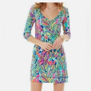 Lilly Pulitzer Palmetto Dress Multi Hot Spot